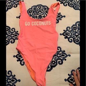 Aerie go coconuts one piece swimsuit